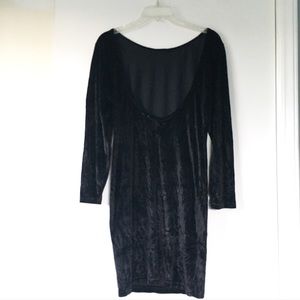 VTG Crushed Velvet Bodycon